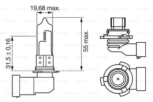 ŻARÓWKA HB4 12V XENON BLUE