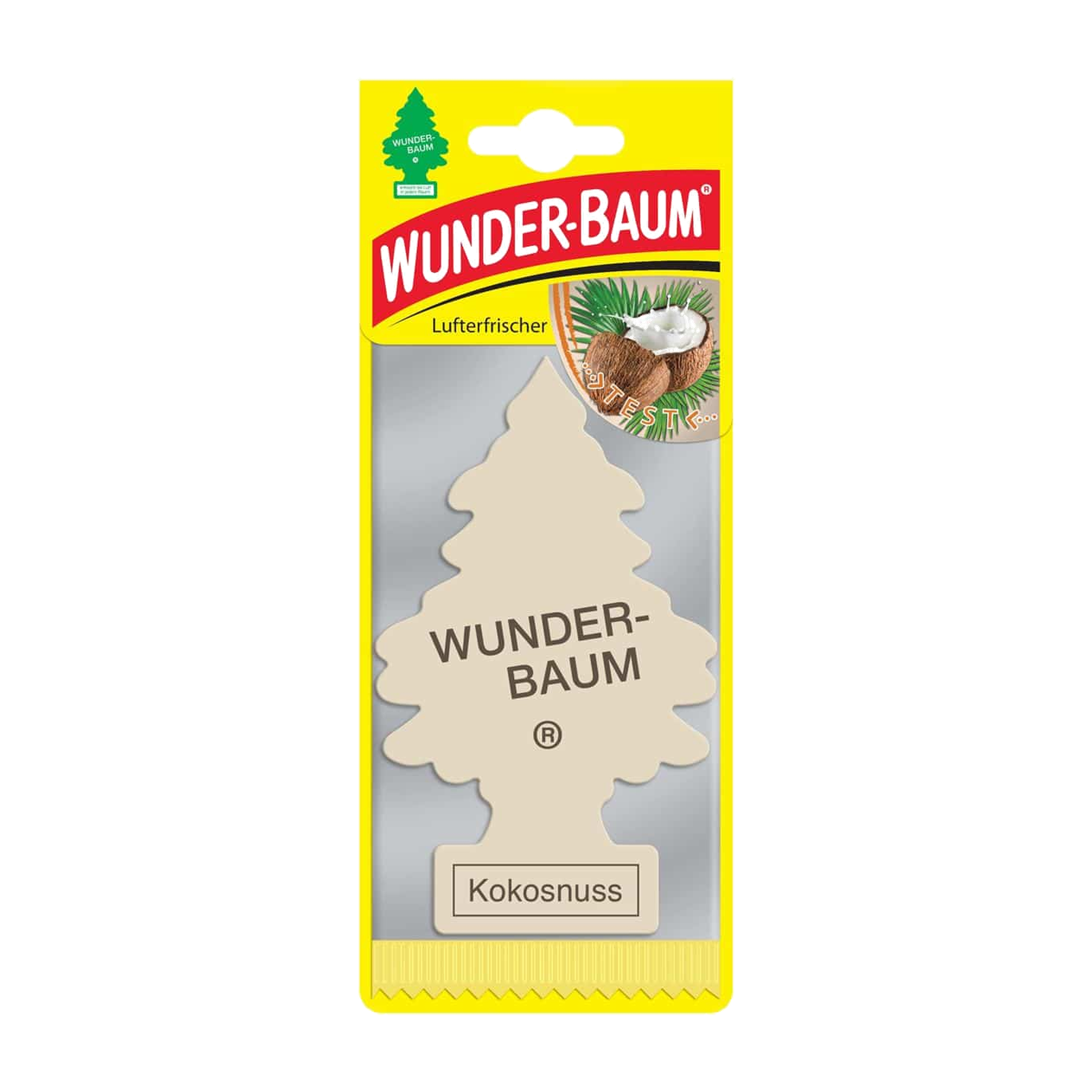 ZAPACH CHOINKA ZAPACHOWA WUNDER BAUM KOKOSNUSS KOKOS