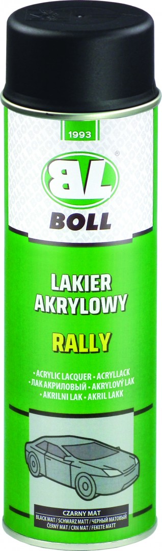 LAKIER AKRYLOWY CZARNY MAT /0.5L SPRAY