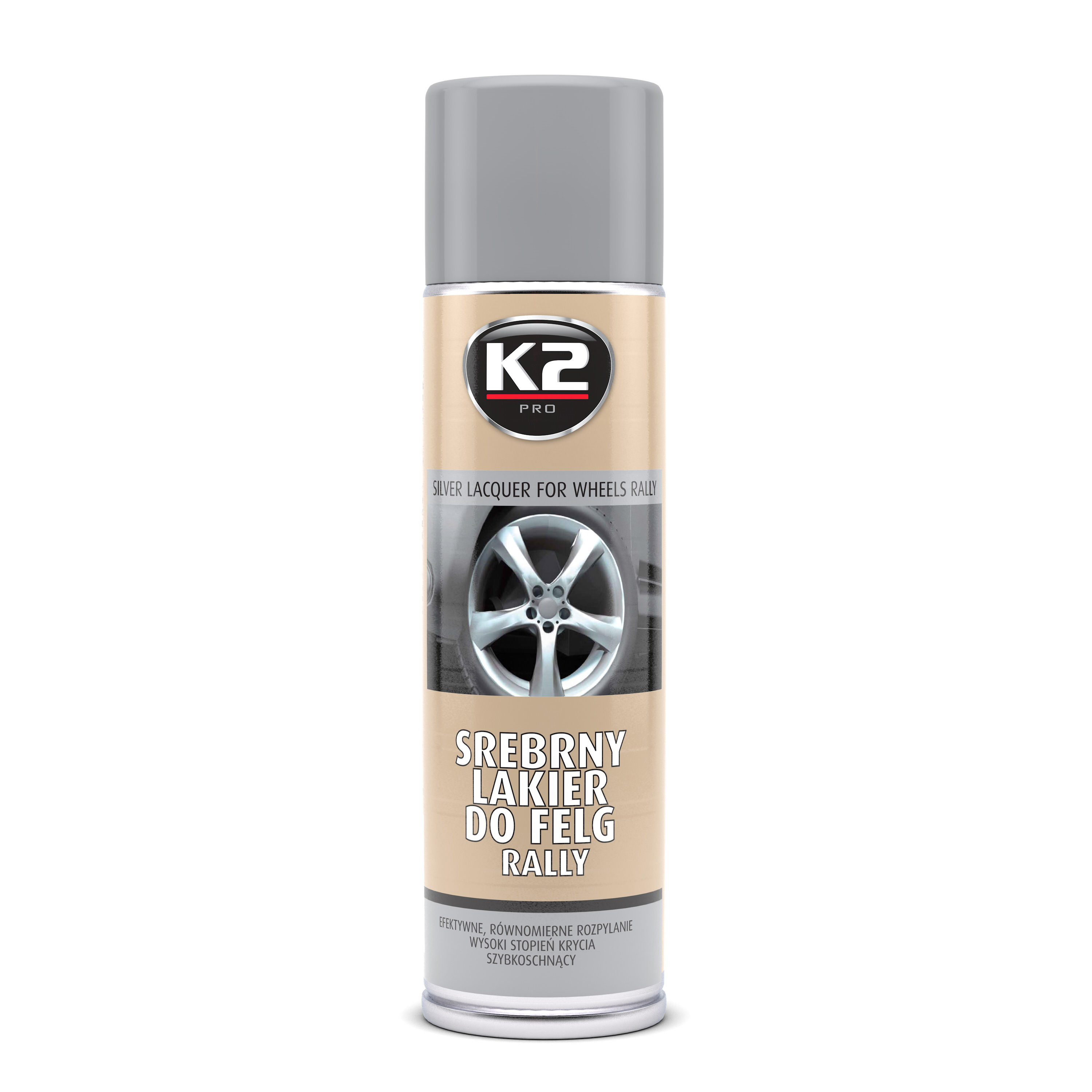 LAKIER DO FELG SREBRNY /0.5L SPRAY/RALLY