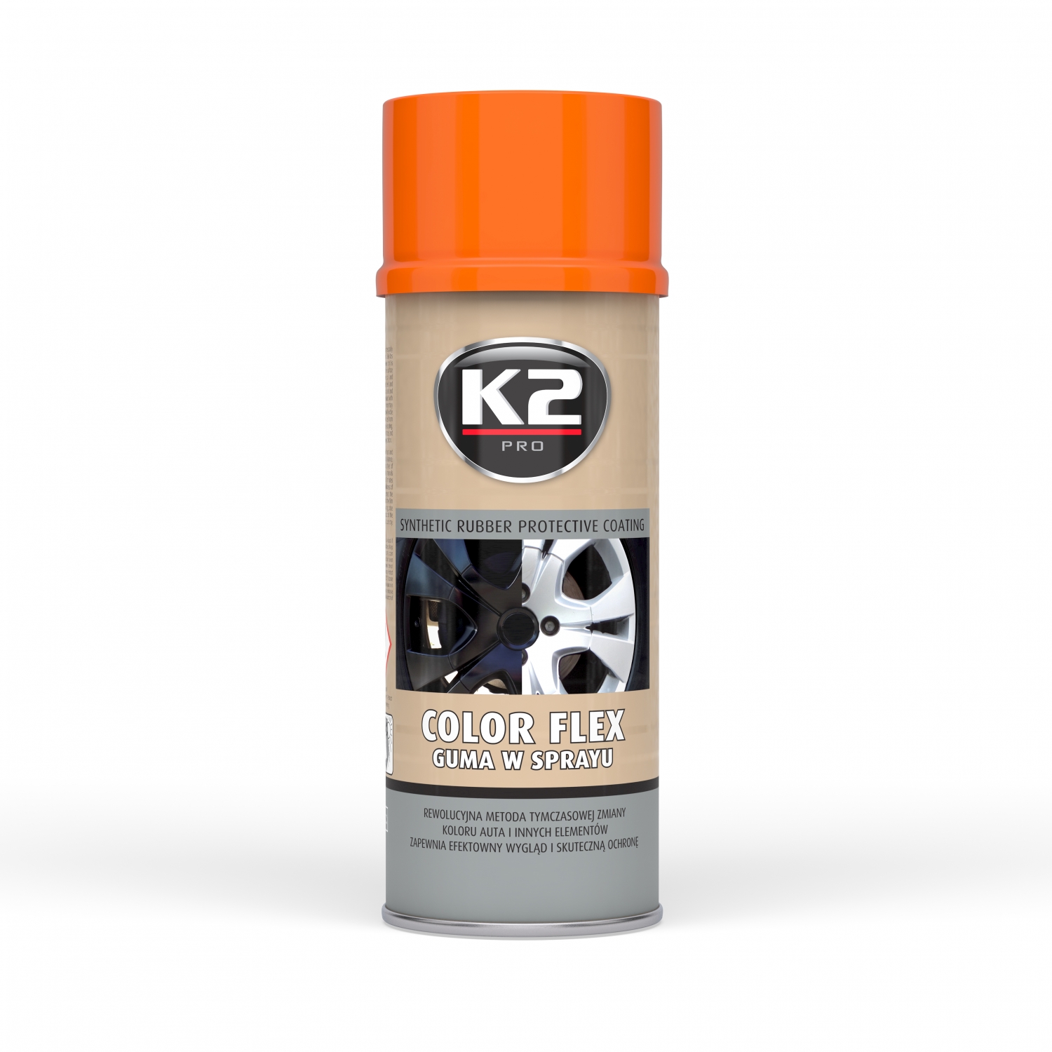 GUMA W SPRAYU 0,4L/POMARANCZ./COLOR FLEX