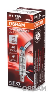 ZAROWKA HAL.H1 12V 55W N.B. LASER OSRAM
