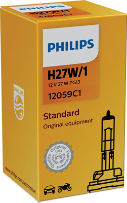 ZAROWKA HAL.H27W/1 12V 27W PG13 PHILIPS