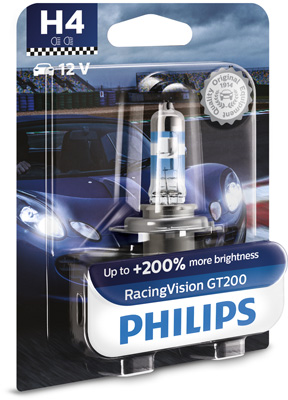 ZAROWKA HAL.H4 12V 60/55W RACINGVIS.200%