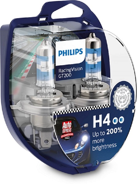 ZAROWKA HAL.H4 12V 60/55W RACINGVIS.200%