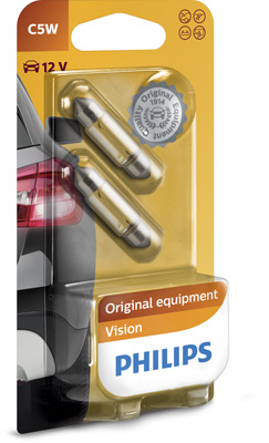 ZAROWKA RURKOWA 12V/5W PHILIPS /2SZT
