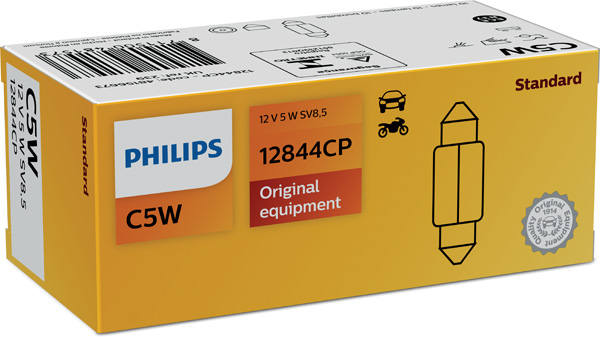 ZAROWKA RURKOWA 12V/5W PHILIPS /10SZT