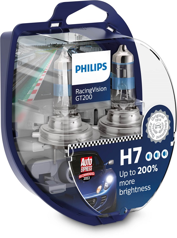 ŻARÓWKA H7 55W 12V RACING VISION GT200 +200%