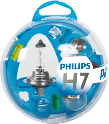 ZAROWKA ZESTAW H7 12V+BEZP.PHIL.VISIONCA
