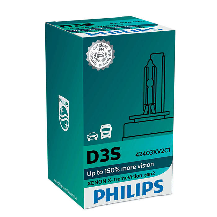 ŻARÓWKA XENON D3S 35W 42V X-TREME VISION +150%