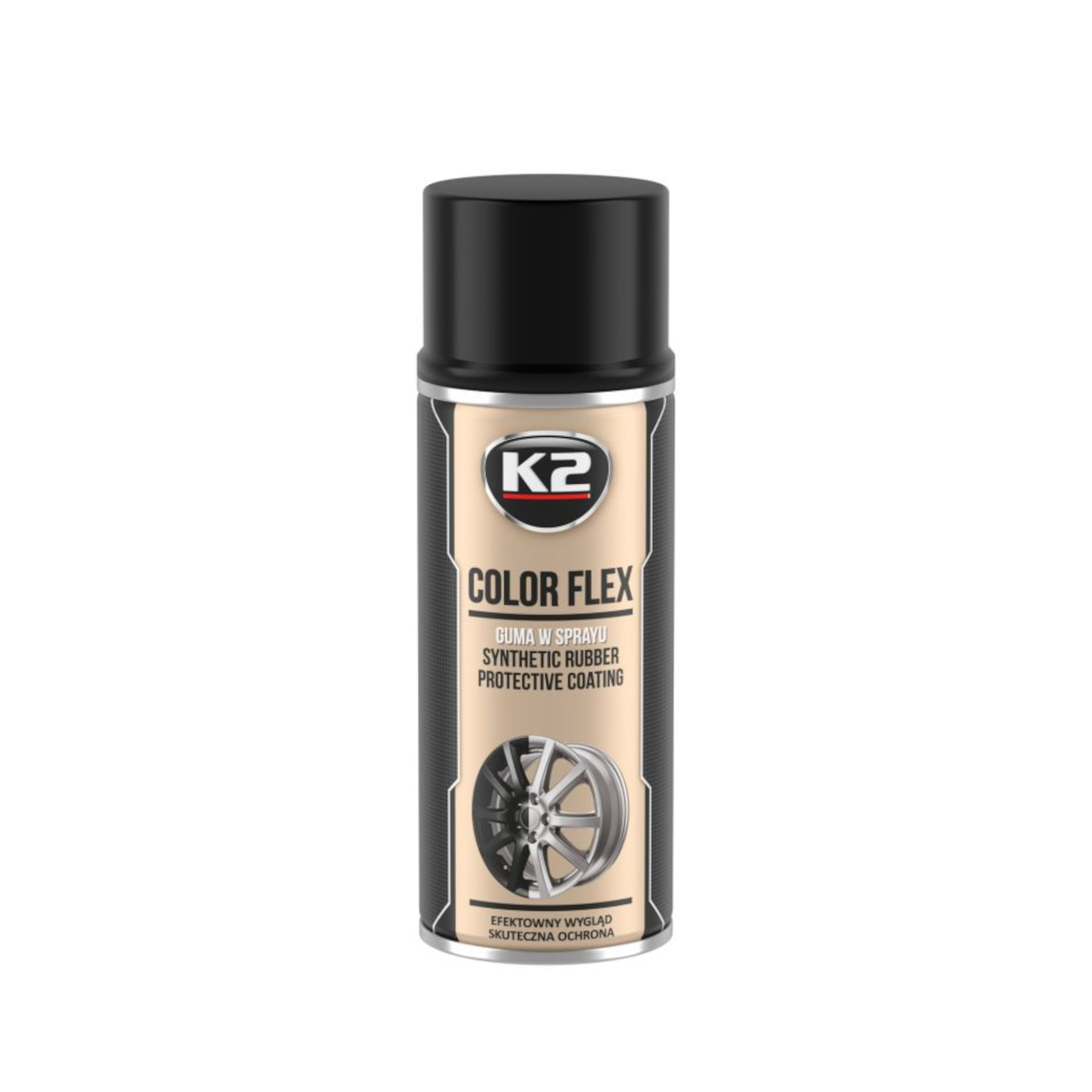 GUMA W SPRAYU 0,4L/CZARNY POLYSK/C.FLEX