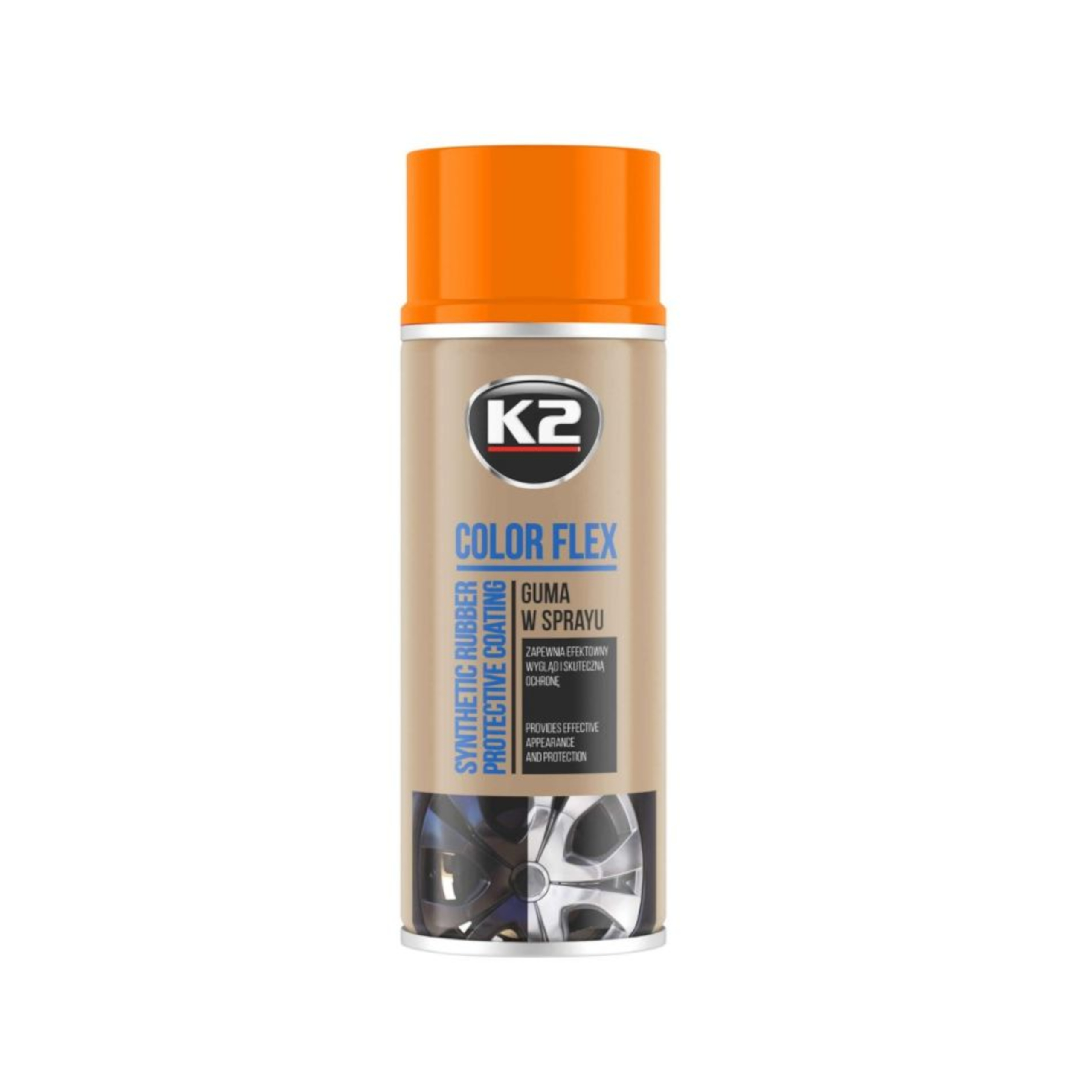 GUMA W SPRAYU 0,4L/POMARANCZ./COLOR FLEX