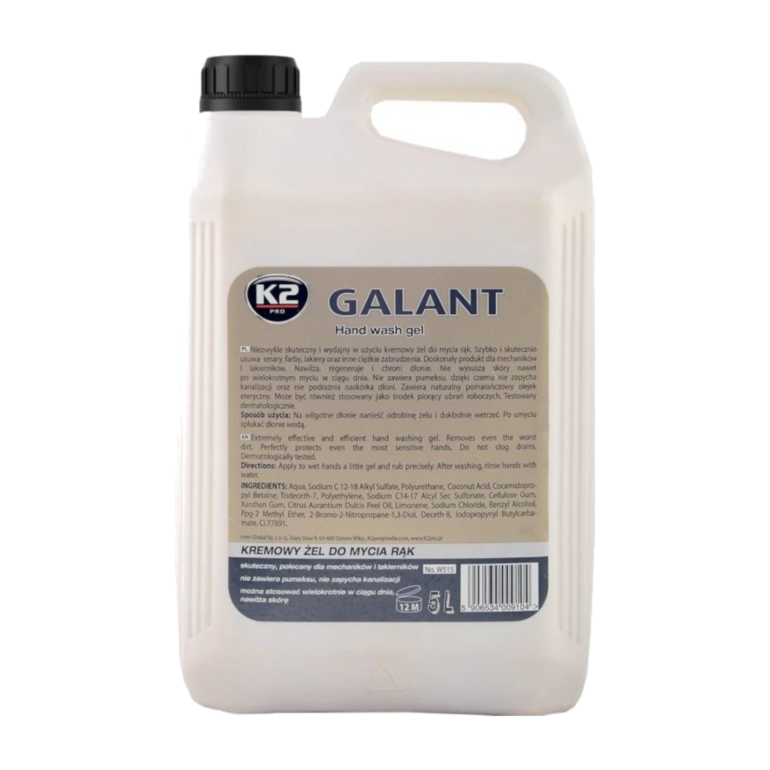 ŚRODEK DO MYCIA RĄK GALANT REFILL 5L