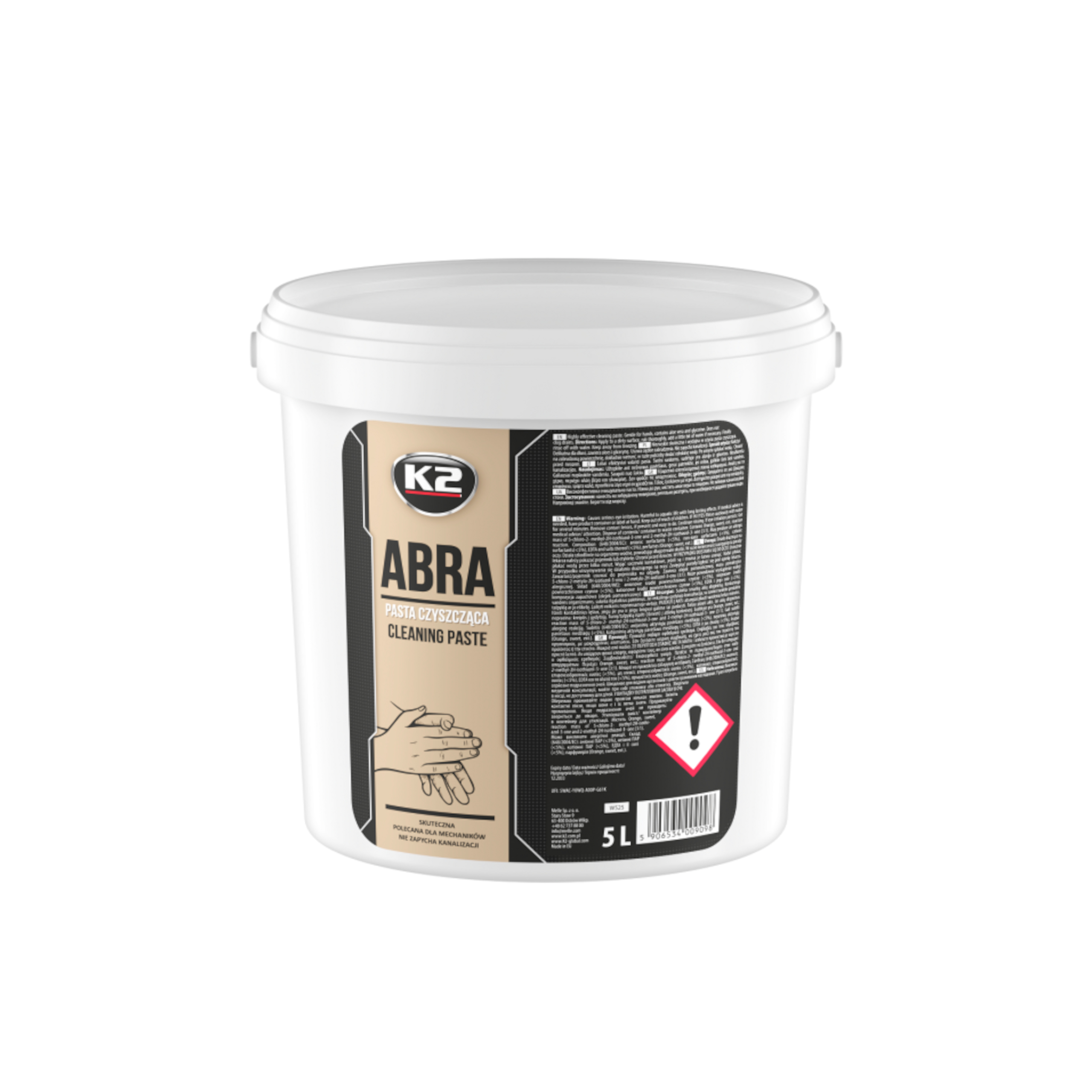 PASTA ŚRODEK DO MYCIA RĄK ABRA SUPER SKUTECZNA 5L